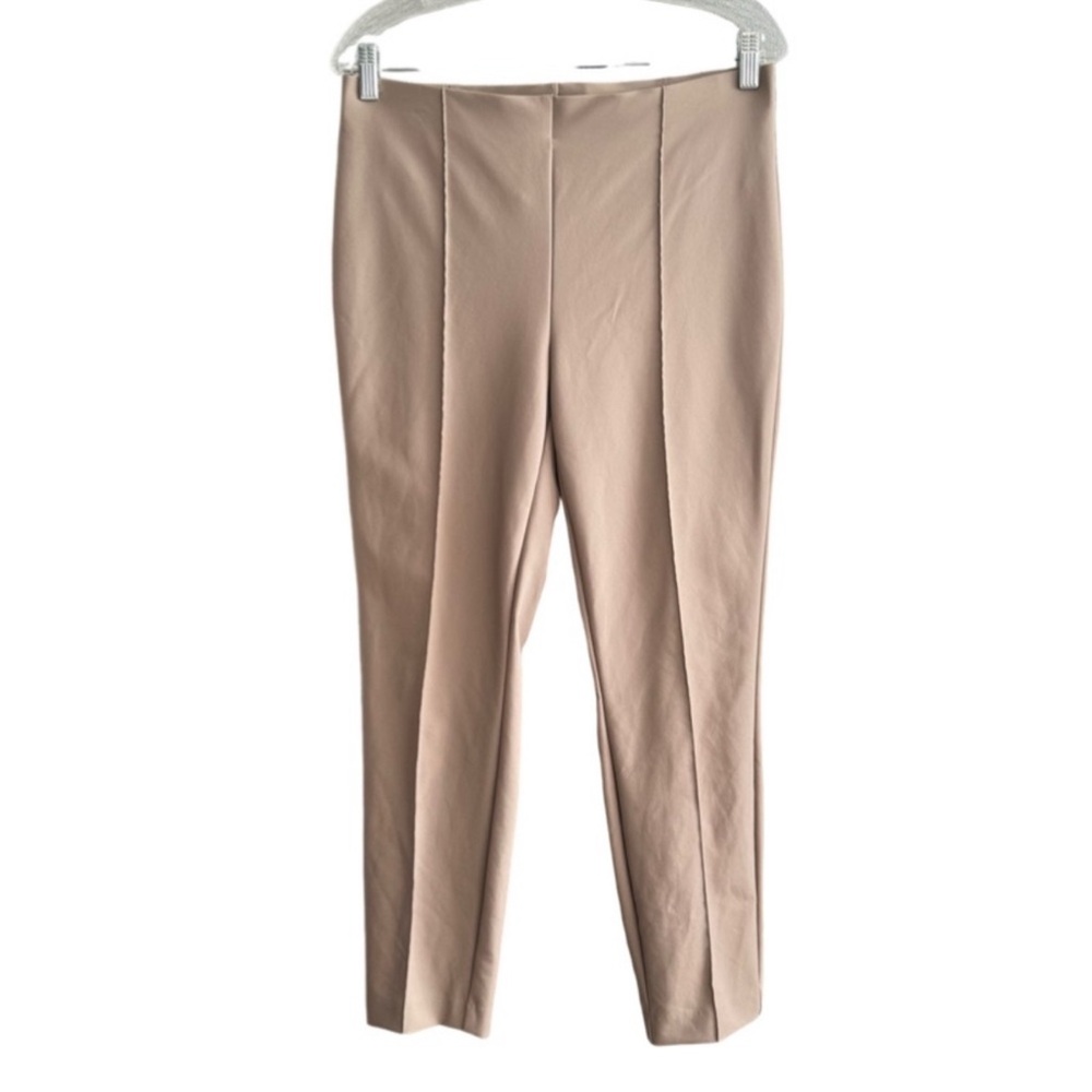 Nicole Miller Ankle Pants Pull On Tan Size M